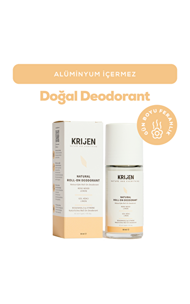 Gül Ağacı & Limon Roll-on Deodorant | Alüminyum İçermez + %100 Bitkisel