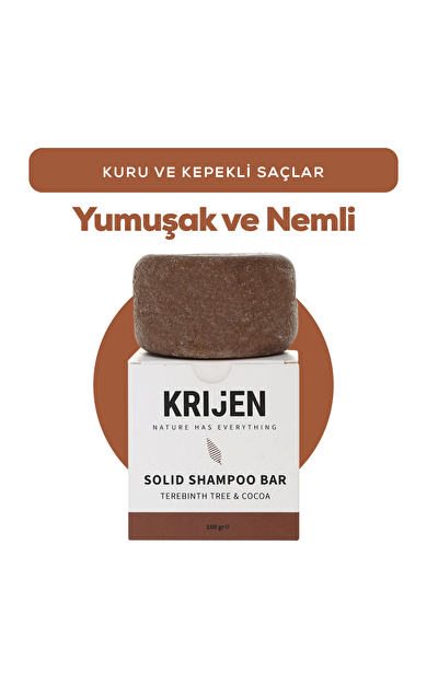 Bıttım & Kakao Katı Şampuan 100 Gr | E Vitamini + Panthenol