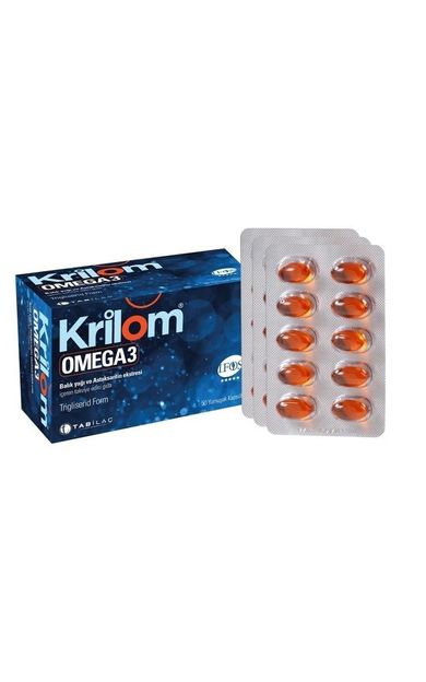 Krilom Omega-3 Astaksantin Soft Jel 50 Kapsül