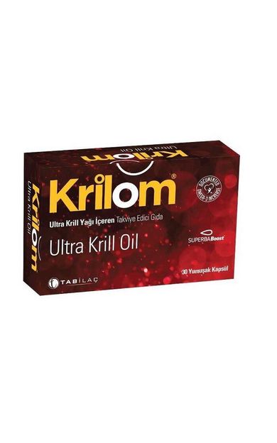 Krilom Ultra Krill Oil 30 Yumuşak Kapsül