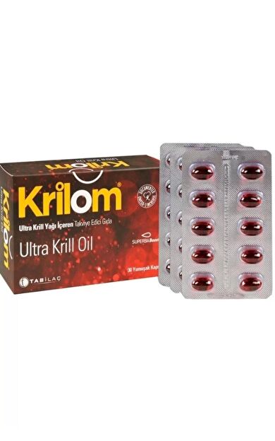 Krilom Ultra Krill Oil 30 Yumuşak Kapsül