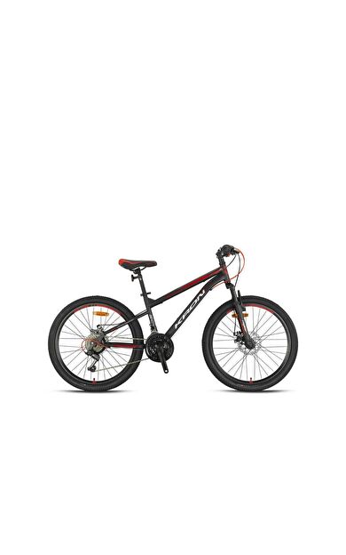 Kron VORTEX 4.0 - 26 MTB - 14' - 21 Vites - M.DISC - Mat Siyah-Gri/Kırmızı