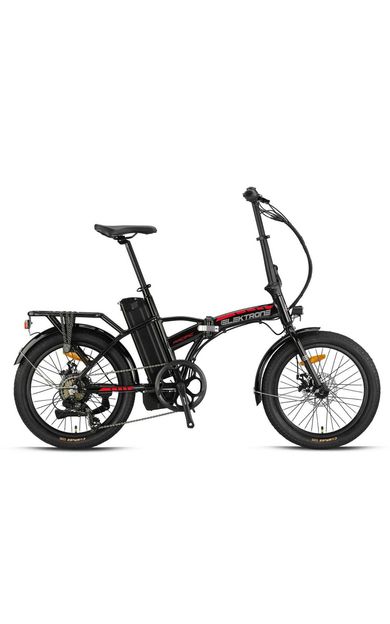 Kron PACIFIC - 20" - Katlanır - 7 Vites - H.Disc- Elektrikli Siyah Kırmızı