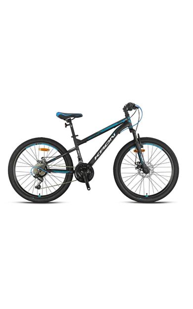 Kron Dağ Bisikleti, 21 Vites, Disk Fren, Siyah Mavi, 140-160 cm Boy Uyumlu