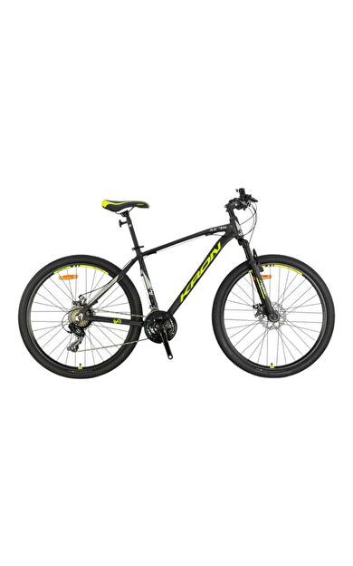 Kron XC 75 - 27,5" MTB - 16' - 21 Vites - M.DISC - Mat Siyah-Neon Sarı\Bej #KRN25-066