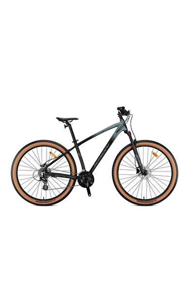 Kron XC150 27,5 Jant Hidrolik Disk MTB Dağ Bisikleti 24 Vites Amber Yanak Lastik 15Kadro Siyah Füme