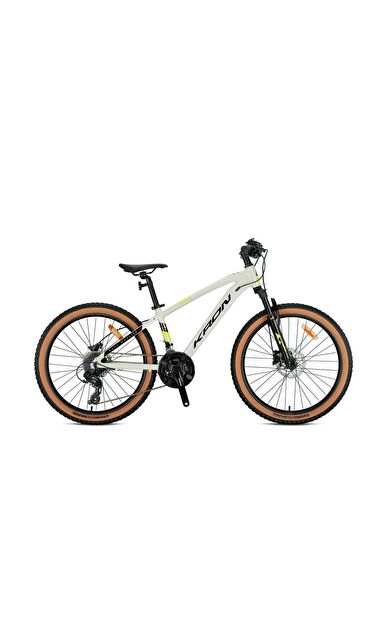 Kron XC 100 - 27.5" MTB - 17' - 21 Vites - H.Disc - Bej/Neon Sarı-Siyah