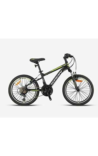 Kron Vortex 4.0 - 24 Mtb - 14' - 21 Vites - V.b. - Mat Siyah-gri/neon Sarı