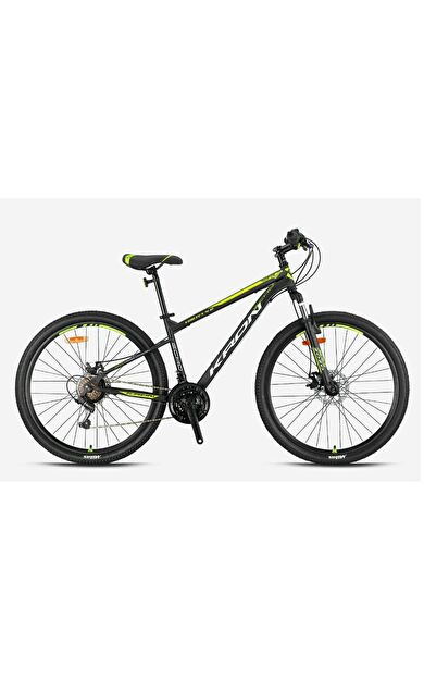 Kron VORTEX 4.0 - 24 MTB - 14' - 21 VİTES - M.DISC - MAT SİYAH-GRİ/NEON SARI
