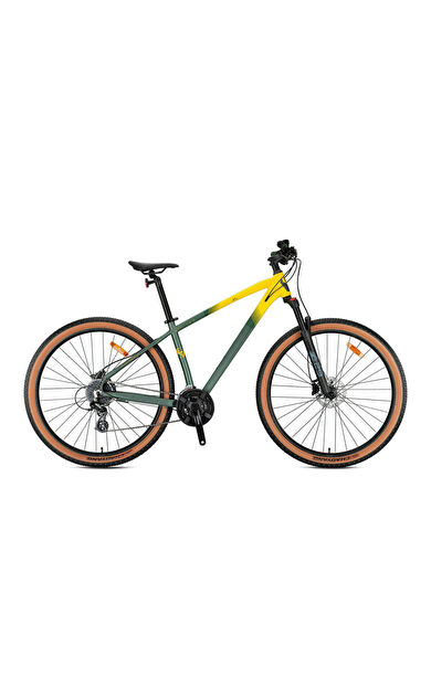 Kron XC 150 - 29'' MTB - 24 Vites - H.DİSC Mat Yeşil/Sarı - füme-elektrik sarı