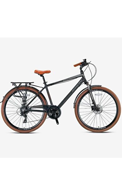 Kron CX 300 28" Jant Şehir Bisikleti Man 18' Kadro 24 Vites HD Füme Gri Kahverengi