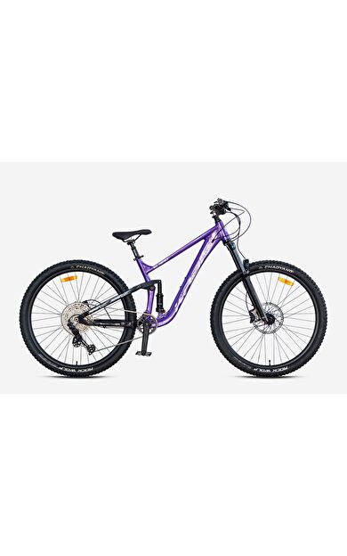 Kron El Nino 29 Jant Full Süspansiyon Alüminyum Kadro Enduro Bisikleti 11S Freeride Bisiklet Mor