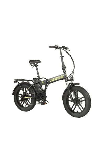 Kron Elektron Spectra 20 Jant Katlanabilir 36 Volt 10.4 Ah Elektrikli Fatbike Bisiklet Siyah Sarı