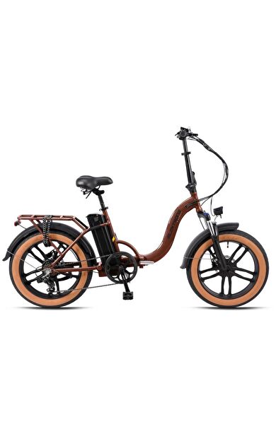 Kron Elektrone Luna 20 Jant Katlanabilir Hidrolik Fren 36 Volt Elektrikli Bisiklet Bakır Siyah