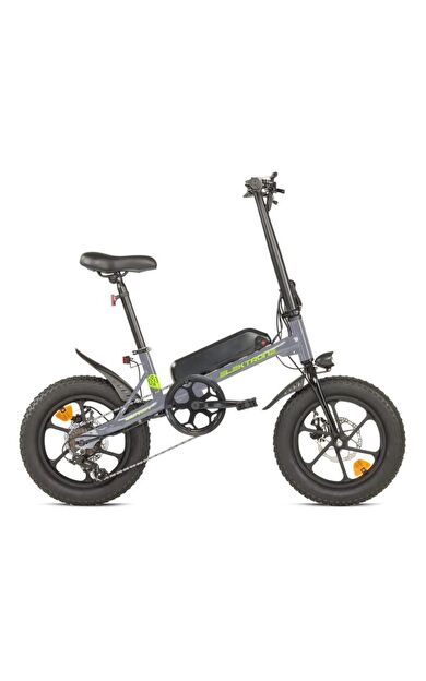 Kron Elektrone Mini Volt 16 Jant Mekanik Disk Fren Elektrikli Bisiklet 36V 250 Watt Nardo Gri Sarı