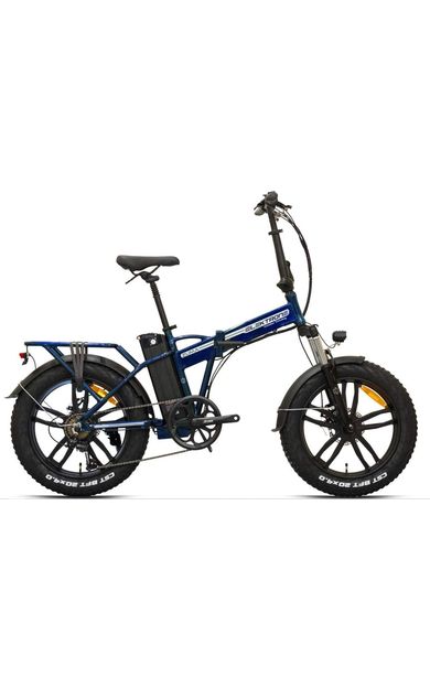 Kron Elektrone Zuma 20 Jant Hidrolik Fren Katlanabilir 36 V 350 Watt Elektrikli Bisiklet Lacivert