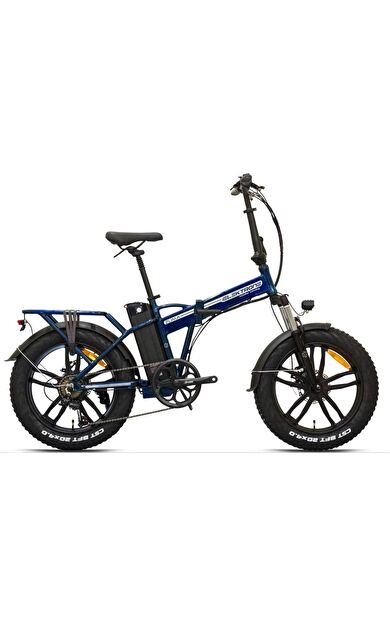 Kron Elektrone Zuma 20 Jant Hidrolik Fren Katlanabilir 36 V 350 Watt Elektrikli Bisiklet Lacivert