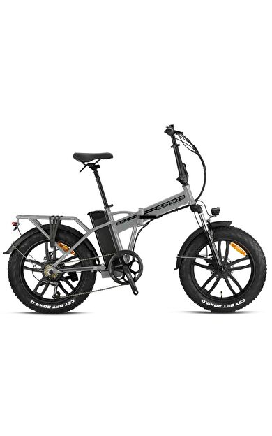 Kron Elektrone Zuma 20 Jant Hidrolik Fren Katlanabilir 36 V 350 Watt Elektrikli Bisiklet Nardo Gri