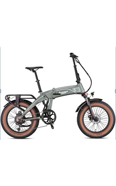 Kron Loop Armour 20" Jant Fat Bike Elektrikli Katlanır Bisiklet 36V-14,5Ah Hidrolik Fren Mat Gri