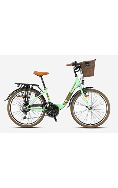 Kron Tetra 3.0 26 Jant V Fren Unisex Şehir Bisikleti 2025 Model 1001001294_MintYeşiliKahverengiBej