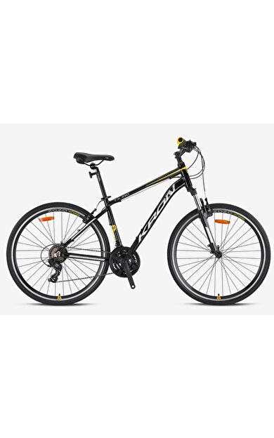 Kron TX100 28" Jant 21 Vites 20' Kadro V-Fren Şehir Bisiklet Siyah Sarı