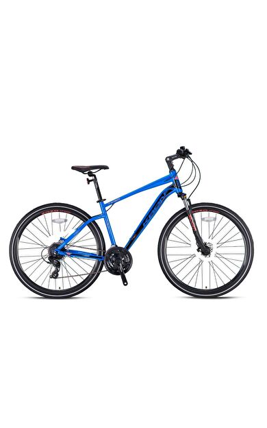 Kron TX150 28"Jant Trekking V-Fren Şehir Bisikleti Mavi Turuncu Siyah