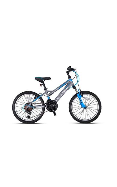 Kron VORTEX 3.0 20 Jant 7 Vites V-Fren Çelik Çocuk Bisikleti Füme Mavi 20 Jant Kron Vitesli Bisiklet