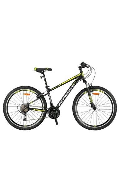 Kron VORTEX 4.0 24 Jant 21 Vites V-Fren Çelik Çocuk Bisikleti Siyah Sarı Kron Vitesli Bisiklet