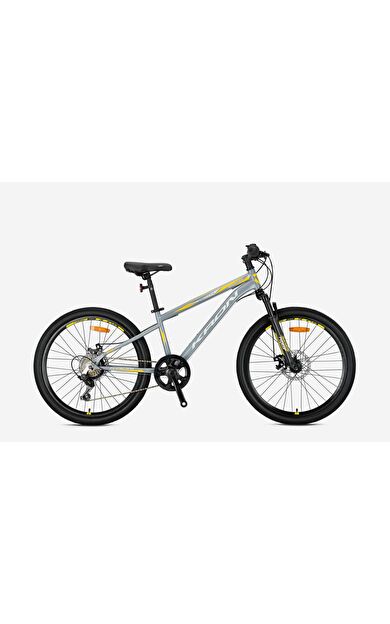 Kron VORTEX 4.0 20 Jant 7 Vites V-Fren Çelik Çocuk Bisikleti Nardo Gri Sarı 20 Jant Vitesli Bisiklet