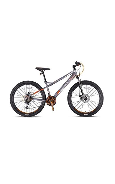 Kron VORTEX 4.0 26 Jant 21 Vites Mekanik Disk Çelik Dağ Bisikleti Füme Turuncu Vitesli Bisiklet