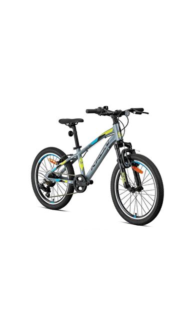 Kron VORTEX 4.0 26 Jant 21 Vites V-Fren Çelik Çocuk Bisikleti Nardo Gri Sarı Kron Vitesli Bisiklet