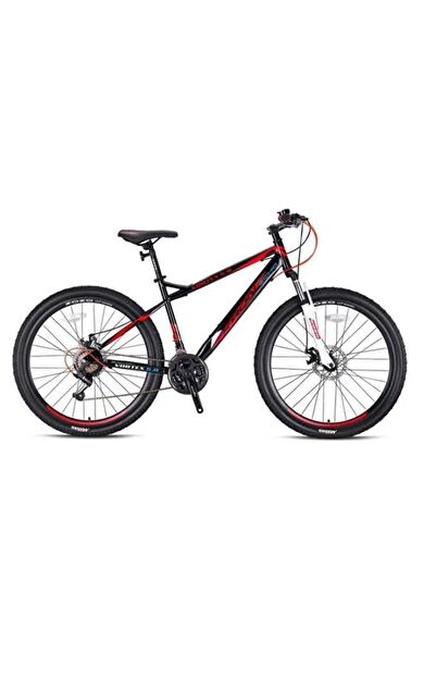 Kron Vortex 5.0 27,5 Jant 21 Vites Mekanik Disk Kelebek Vites Dağ Bisikleti Siyah Kırmızı