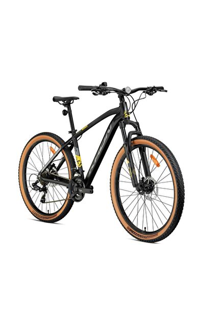 Kron XC 100 26 Jant Hidrolik Disk 21 Vites Alüminyum Gövde Amber Yanaklı Dağ Bisikleti Siyah Sarı