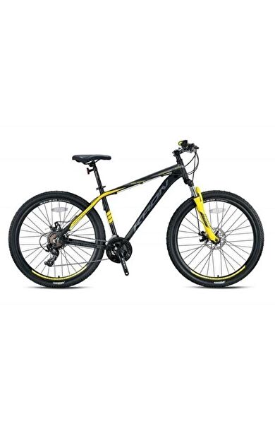 Kron XC 100 26 Jant Mekanik Disk 21 Vites Alüminyum Gövde Kelebek Vites Dağ Bisikleti Siyah Sarı