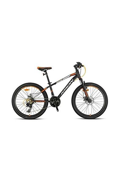 Kron XC 75 24" Jant Mekanik Disk 21 Vites Alüminyum Gövde Kelebek Vites Dağ Bisikleti Siyah Turuncu