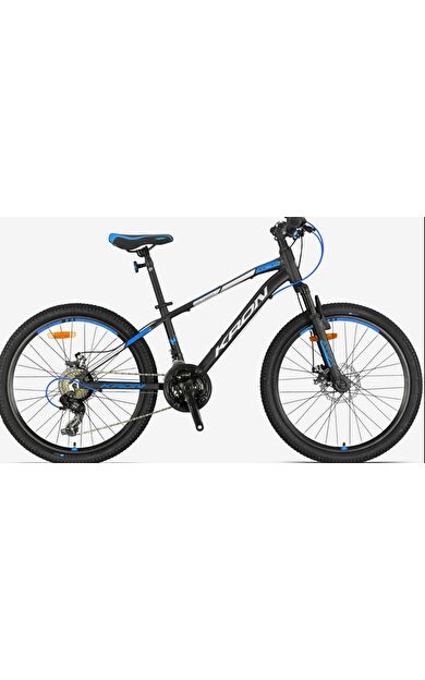 Kron XC 75 24 Jant Mekanik Disk Fren 21 Vites Alüminyum Gövde Çocuk Dağ Bisikleti Siyah Gri Mavi