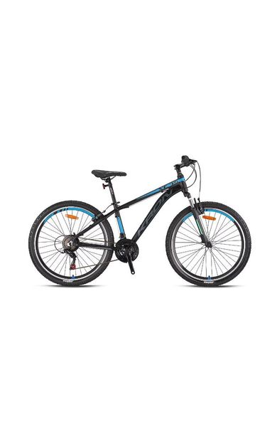 Kron XC 75 27.5" Jant 19' Kadro V-Fren 21 Vites Dağ Bisikleti Siyah Mavi Füme