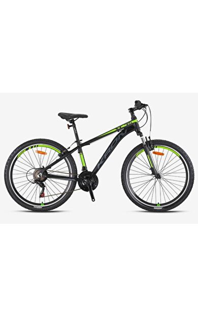 Kron XC 75 27.5" Jant Dağ Bisikleti 17 Kadro V-Fren 21 Vites Dağ Bisikleti Siyah Neon Sarı