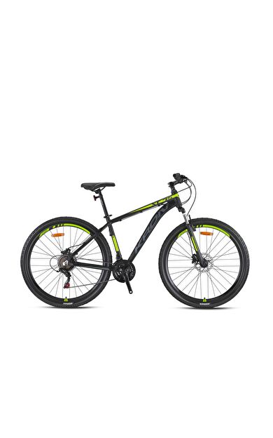 Kron XC 75 29" Jant MD 18 Kadro 21 Vites Dağ Bisikleti Mat Siyah Neon Sarı Füme