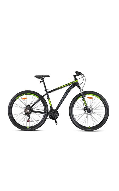 Kron XC 75 27.5" Jant Mekanik Disk 21 Vites Dağ Bisikleti 19 Kadro Siyah Neon Sarı Füme