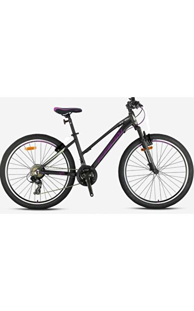 Kron XC 75 Lady 27.5" Jant Mekanik Disk 21 Vites Kelebek Vites Bayan Dağ Bisikleti Mat Siyah Mor