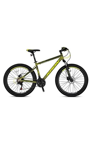 Kron Xc 75 29 Jant 21 Vites Kelebek Vites Alüminyum Kadro Mekanik Disk Fren Dağ Bisikleti Haki Sarı