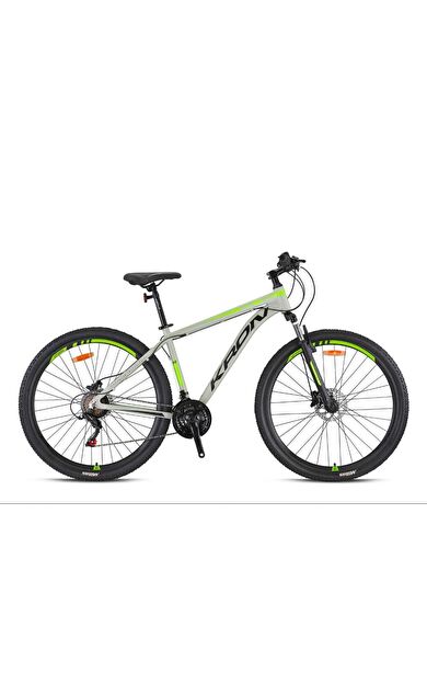 Kron XC 75 29" Jant Mekanik Disk  21 Vites Dağ Bisikleti 18 Kadro Bej Neon Sarı