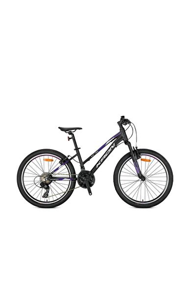 Kron XC 75 Lady 24 Jant 21 Vites Alüminyum Gövde Çocuk Dağ Bisikleti Siyah Mor