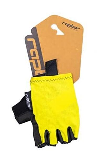 Raptor Eldiven Kısa Parmak Bisiklet Eldiveni MTB Yarım Parmak Eldiven XL Beden Lime