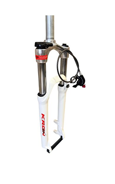 ZOOM R/LO 26" Jant Gidondan Kilitlenebilir Bisiklet Maşası 1-1/8 QR Maşa Disk Fren Uyumlu Beyaz