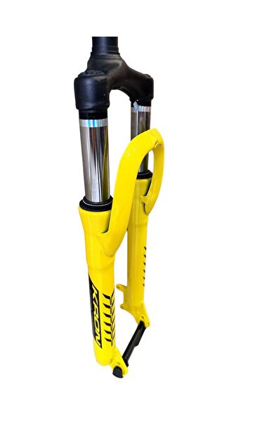 KRON XC100 26" Jant Bisiklet Maşası 1-1/8 QR 100mm Maşa Disk Fren Uyumlu Sarı Siyah