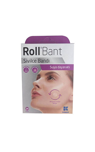 Roll Bant Sivilce Örtücü 24 Adet
