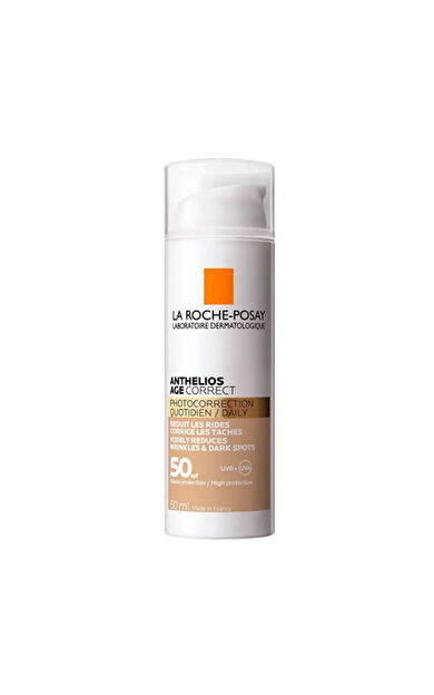 La Roche Posay Anthelios Age Correct SPF50+ Yaşlanma Karşıtı Renkli Yüz Güneş Kremi 50 ml