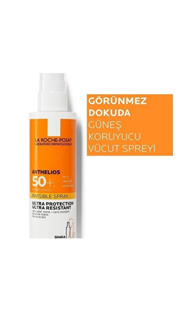 La Roche Posay Anthelios SPF50+ Invisible Yüksek Korumalı Vücut Güneş Kremi Spray 200ml